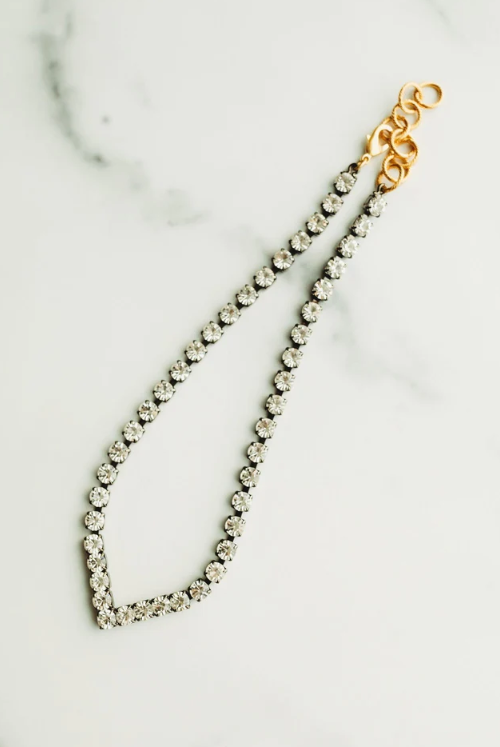 Elizabeth Cole - Finn Necklace - Crystal