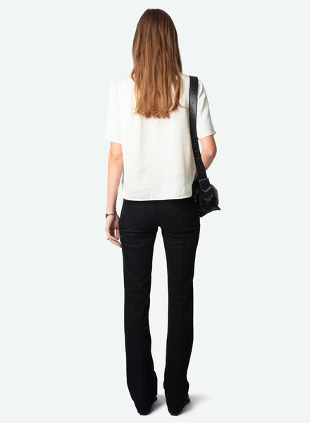 ZADIG&VOLTAIRE - Topher Satin Top - Flake