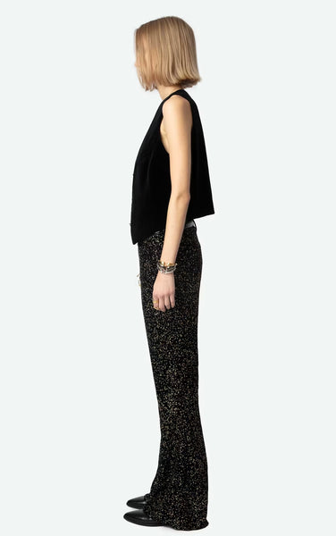 ZADIG&VOLTAIRE - Velvet Exaux Vest - Black