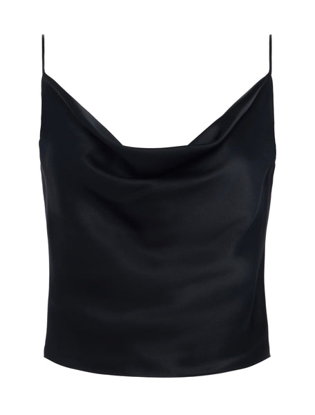 L’AGENCE - Calista Silk Camisole - Black