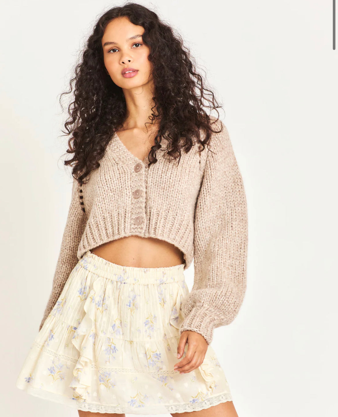 Love Shack Fancy - Avignon Crop Cardigan