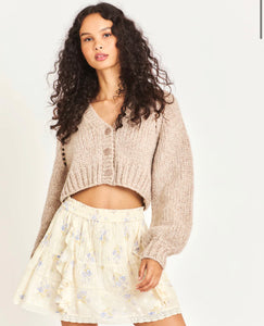 Love Shack Fancy - Avignon Crop Cardigan