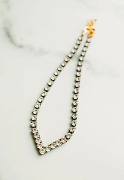 Elizabeth Cole - Finn Necklace - Crystal