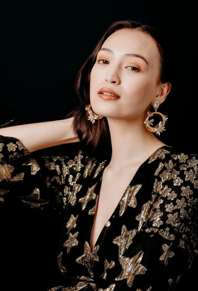 Elizabeth Cole - Kellan Earrings - Crystal