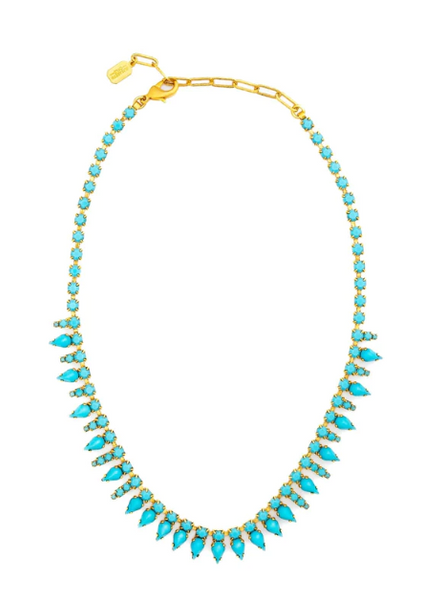 Elizabeth Cole - Geogie Necklace - Blue