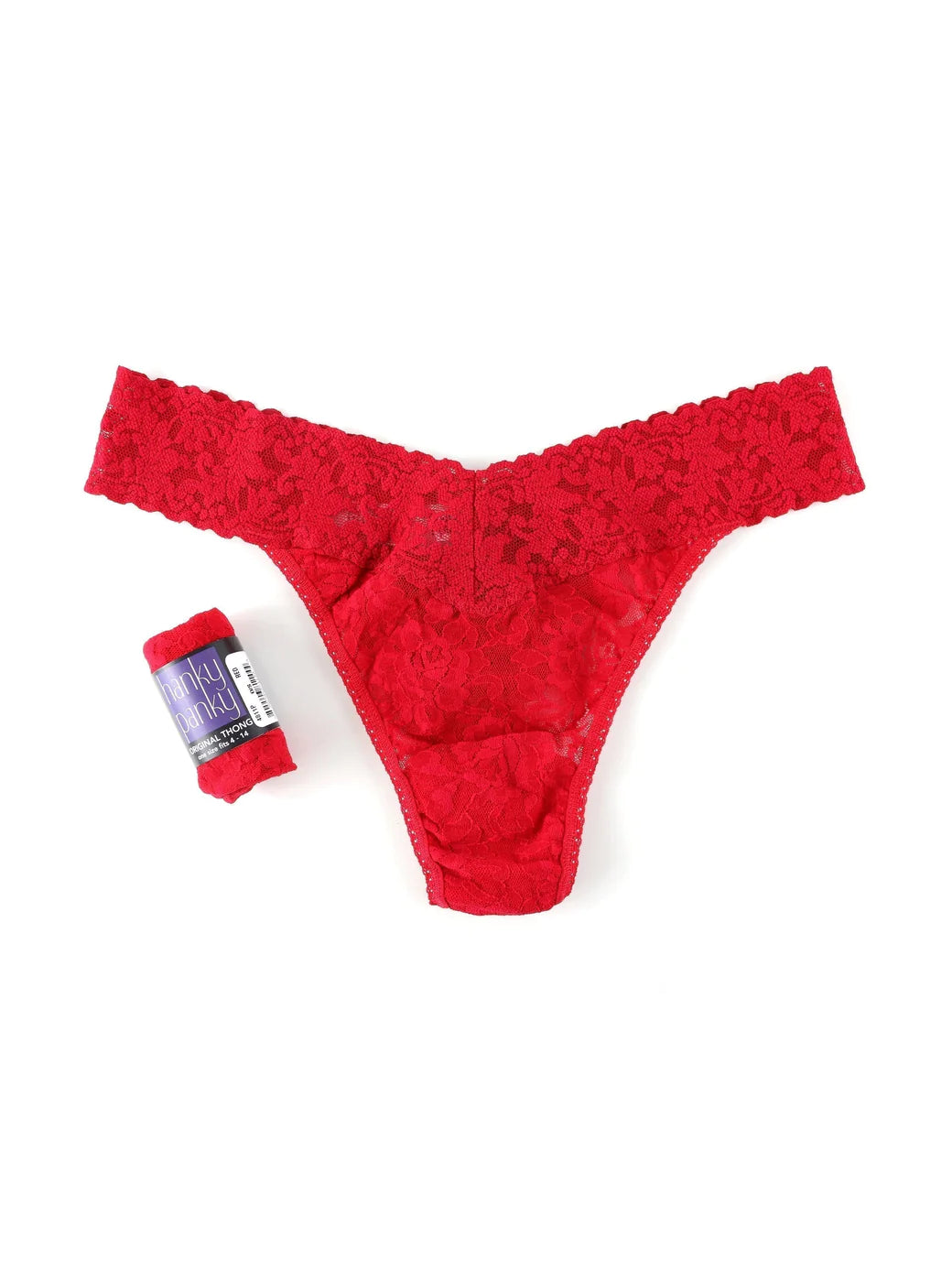 Hanky Panky - Signature Lace Original Rise Thong - Red