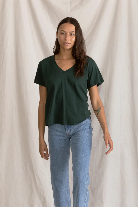 Perfect White Tee - The Hendrix - Pine