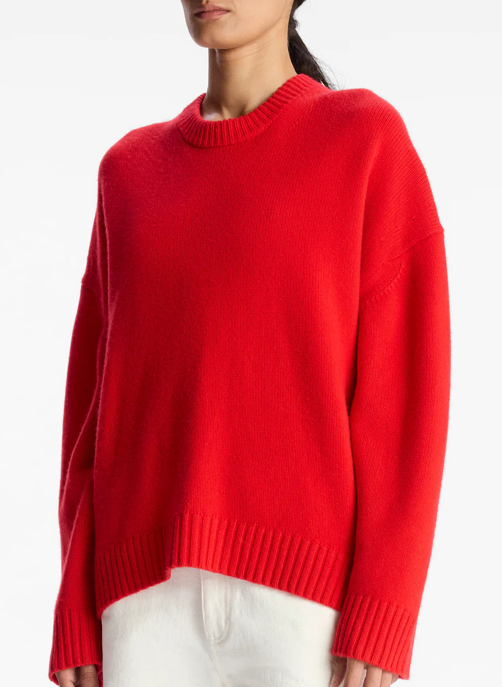 ALC - Ayden Sweater - Moss & Red