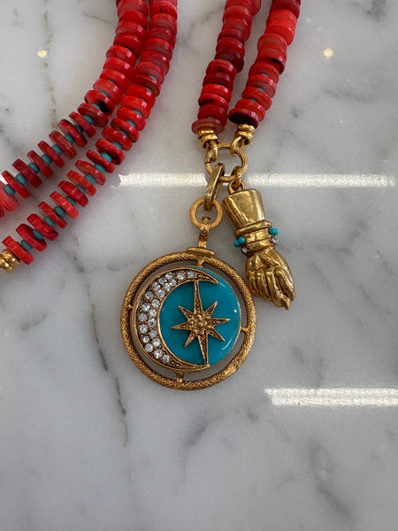 Elizabeth Cole - Lunaria Necklace