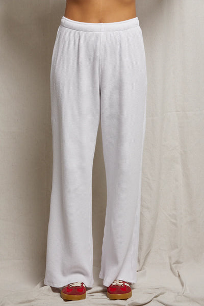 Perfect White Tee - Shane Drawcord Pant - White