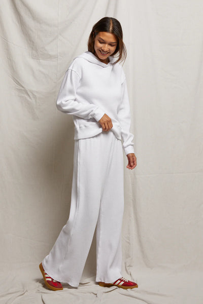 Perfect White Tee - Shane Drawcord Pant - White