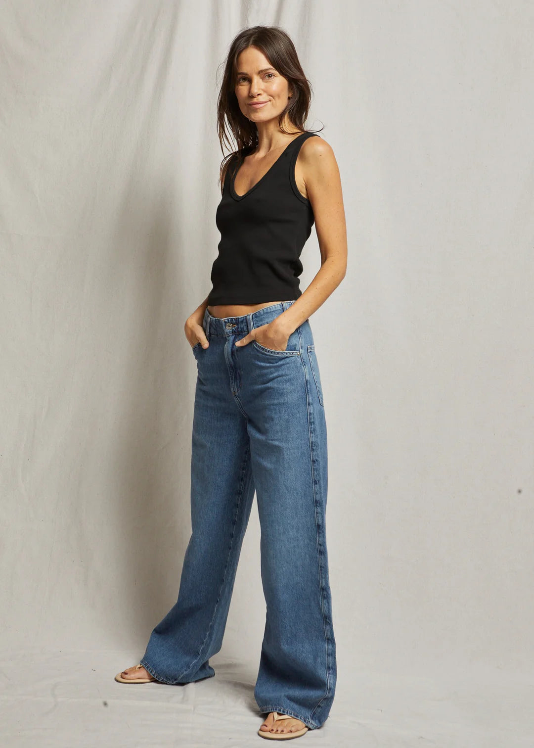 Perfect White Tee - Maria Tank - True Black