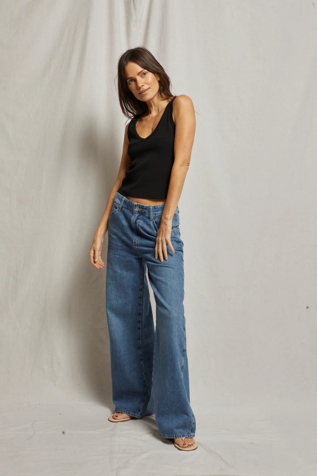 Perfect White Tee - Maria Tank - True Black