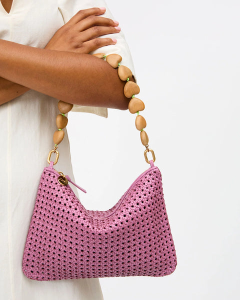 Clare V. - Heart Collar - Natural Wood