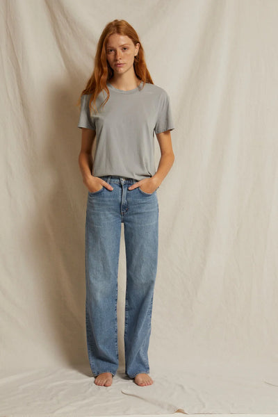 Perfect White Tee - Harley - Aluminum