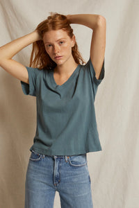 Perfect White Tee - Hendrix - Stormy Weather