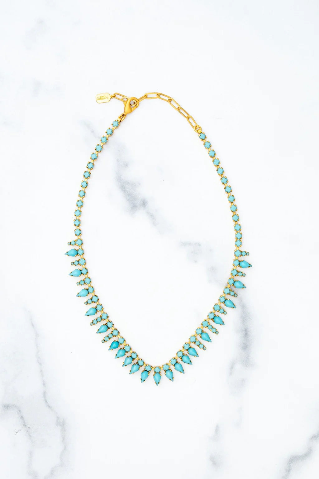 Elizabeth Cole - Geogie Necklace - Blue