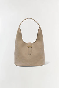 SIMKHAI - Khai Suede Hobo Bag - Desert