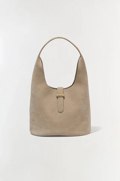 SIMKHAI - Khai Suede Hobo Bag - Desert