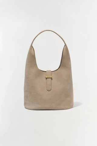 SIMKHAI - Khai Suede Hobo Bag - Desert