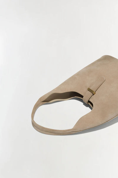 SIMKHAI - Khai Suede Hobo Bag - Desert