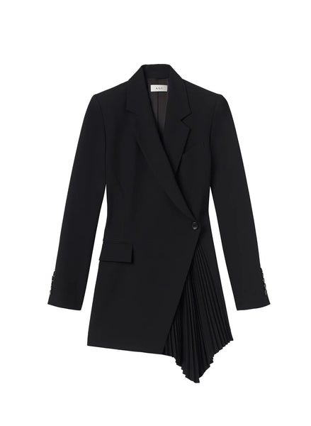 ALC - Juliet Pleated Blazer Dress - Black