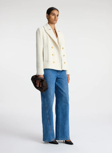 ALC - Kensington Tweed Jacket - Cream