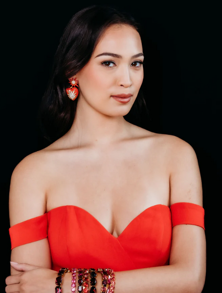 Elizabeth Cole - Love Me Earrings - Red