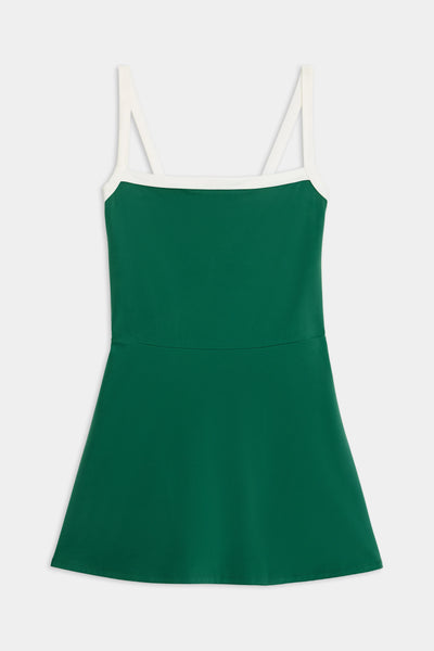 SPLITS59 - Monah Rigor Dress - Arugula/White