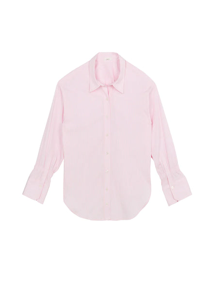 ALC - Monica Cotton Striped Top - Whisper/White