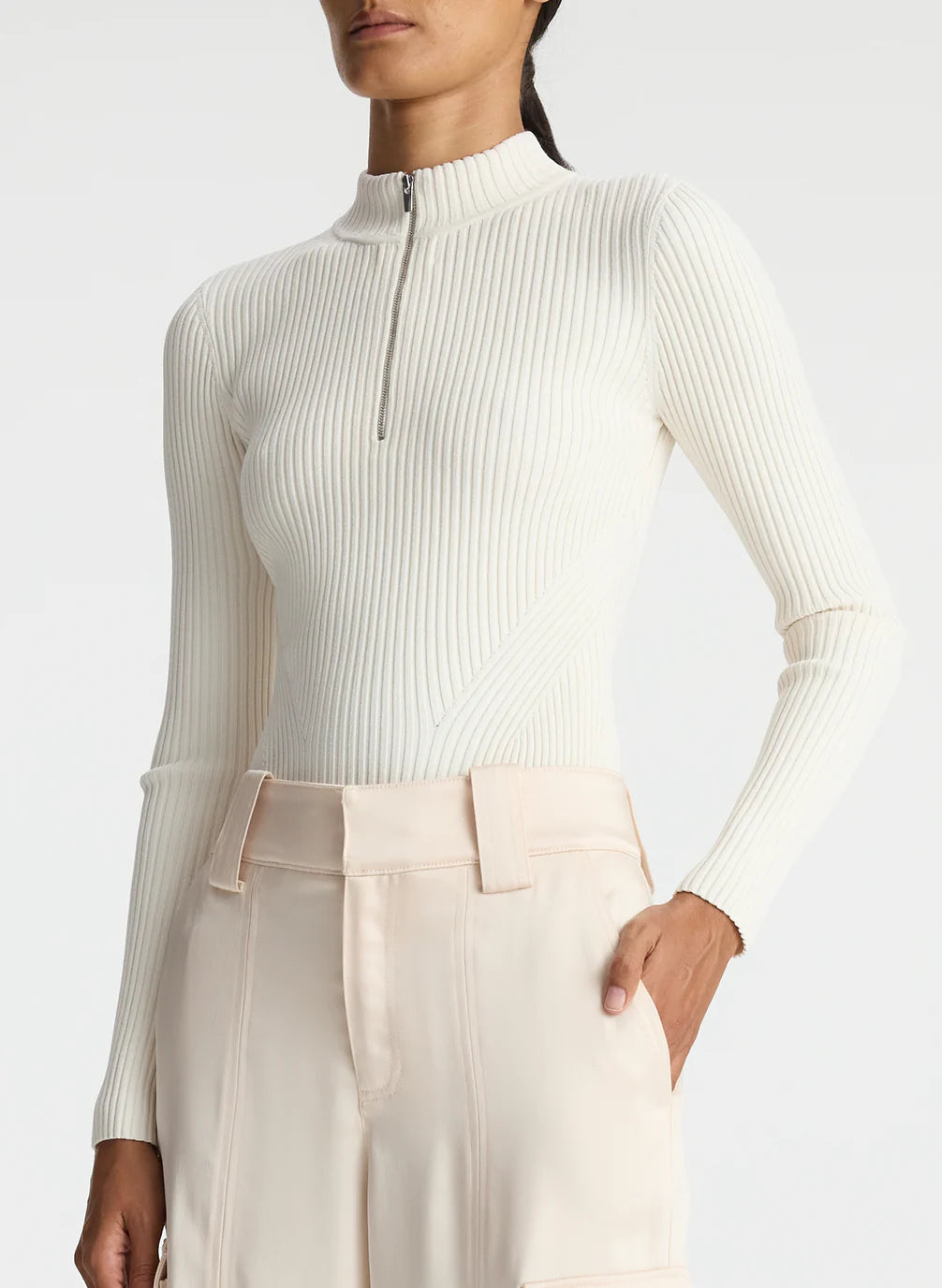 ALC - Noa Knit Top - Almond Cream