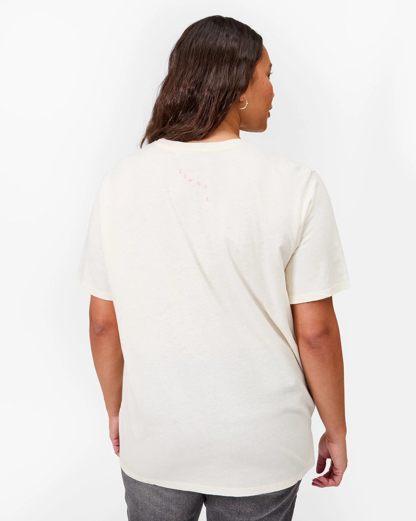 Clare V. - Original Tee - Cream w/ Poppy Fête De La Musique