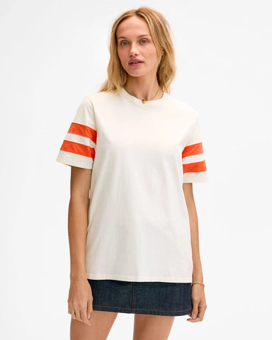 Clare V. - Original Varsity Tee - Cream
