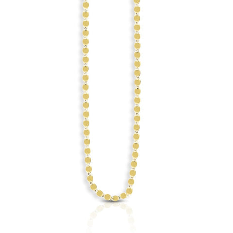 Marcilla Bailey - Oval Mirror Chain Necklace - 14K Yellow Gold