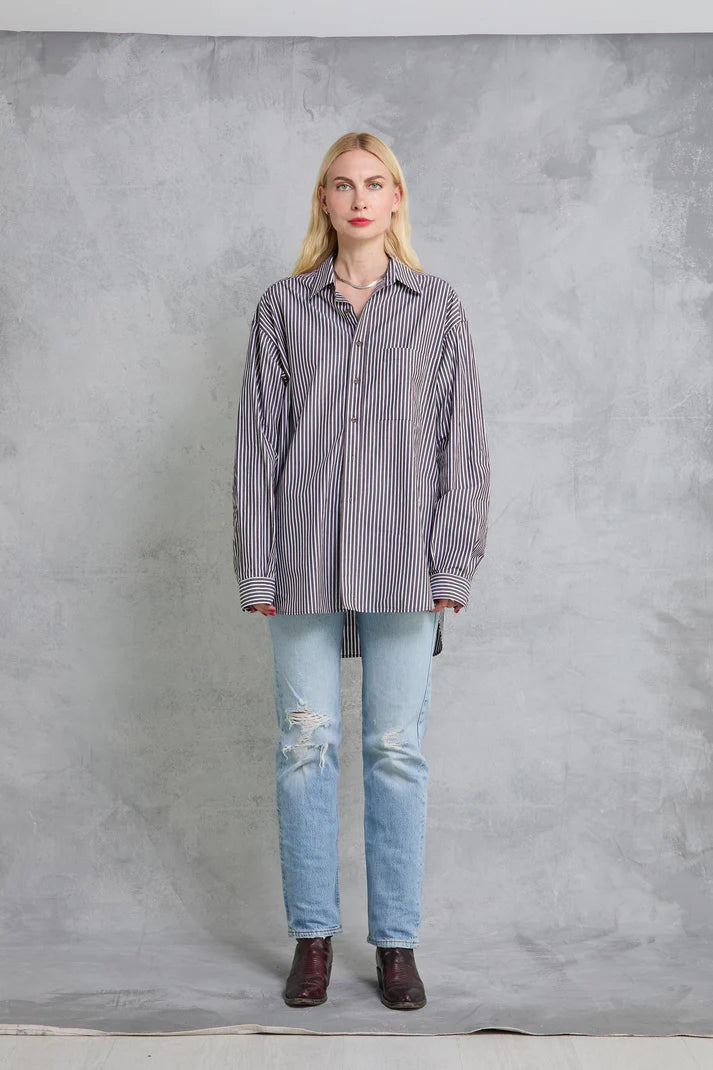 MAMÈNE - Repeat Shirt - Cocoa Stripe