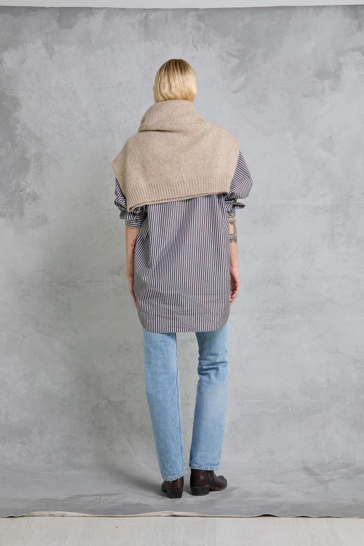 MAMÈNE - Repeat Shirt - Cocoa Stripe