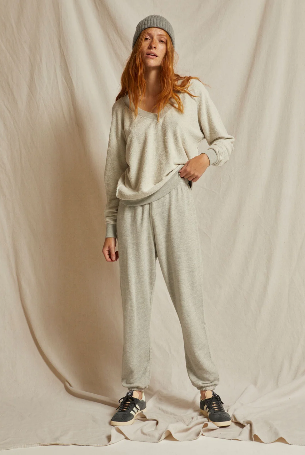 Perfect White Tee - Mischa - Heather Grey