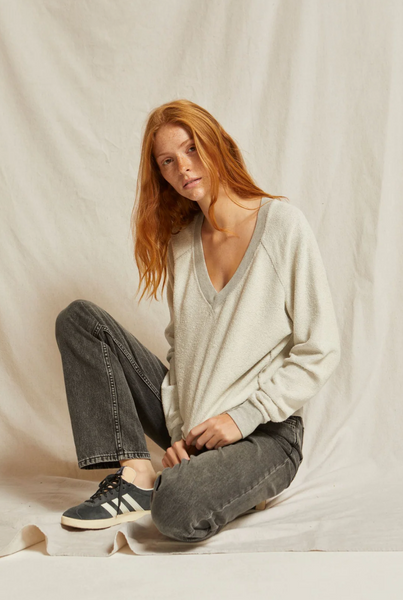 Perfect White Tee - Mischa - Heather Grey