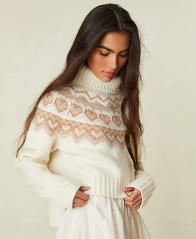 LoveShackFancy - Tobi Sweater - Pearl