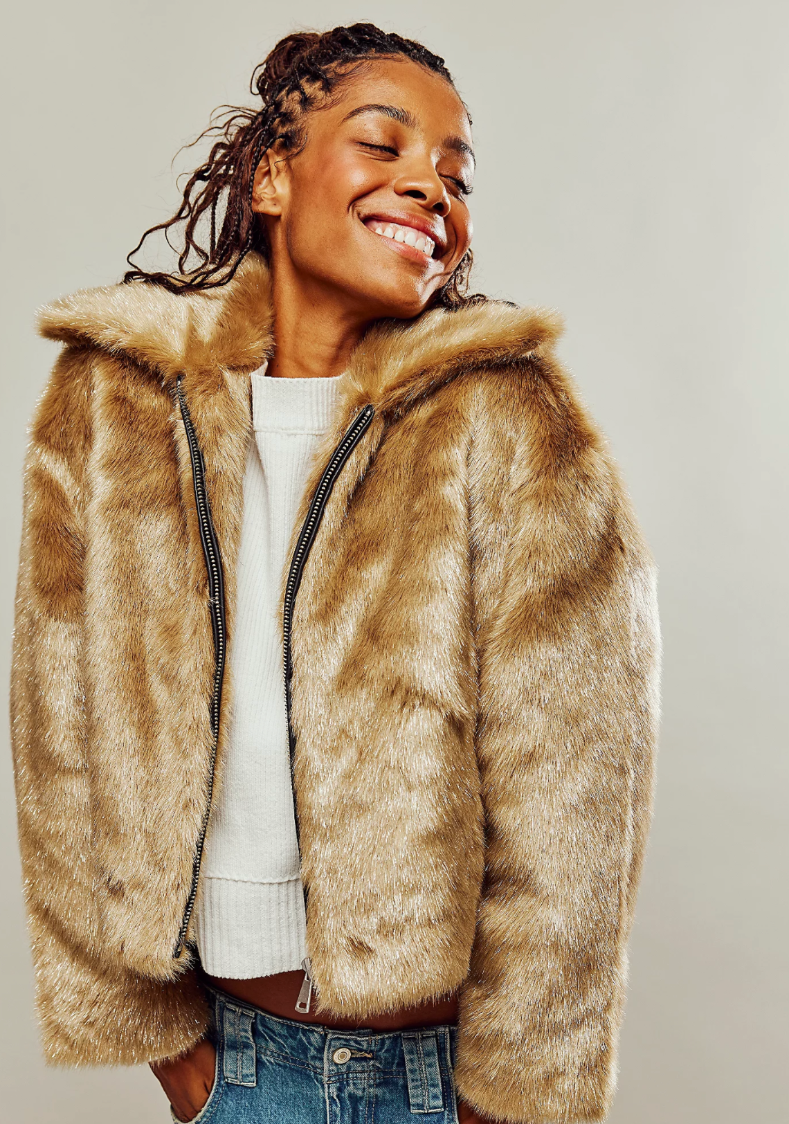 APPARIS - Aubin 2 Coat - Fawn my