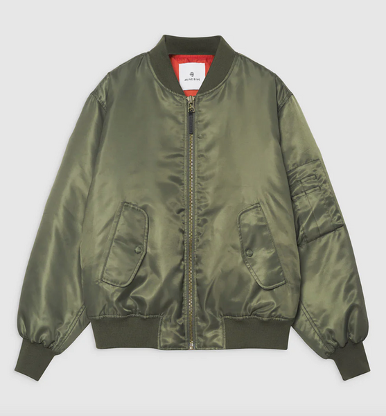 ANINE BING - Leon Bomber Jacket - Army Green