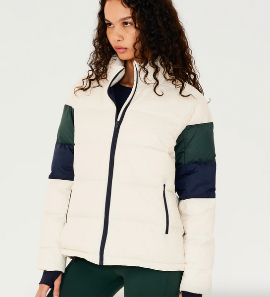 SPLITS59 - Arden Puffer Jacket - Vintage White