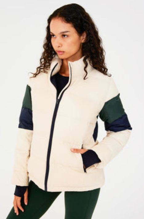 SPLITS59 - Arden Puffer Jacket - Vintage White
