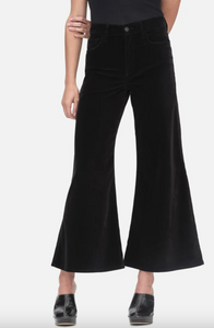 FRAME - Le Palazzo Crop Pant - Velvet Black