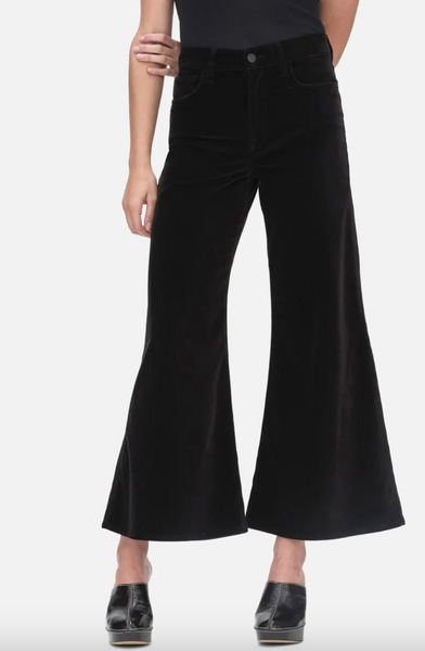 FRAME - Le Palazzo Crop Pant - Velvet Black