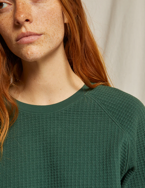 Perfect White Tee - Thom Crewneck - Evergreen