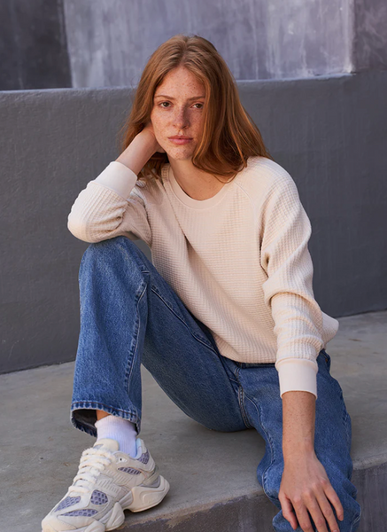 Perfect White Tee - Thom Crewneck - Sugar