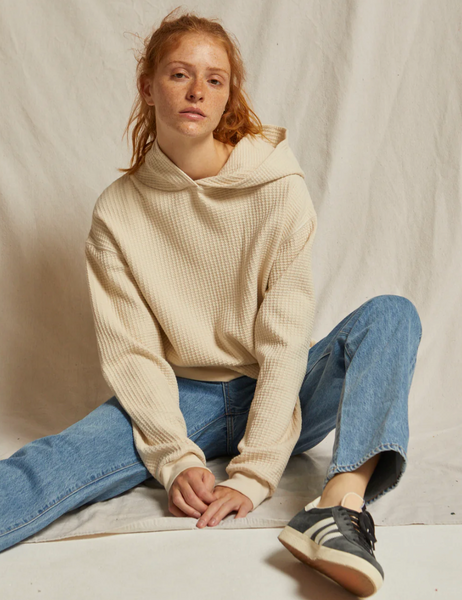 Perfect White Tee - Cassie Hoodie - Sugar