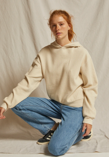 Perfect White Tee - Cassie Hoodie - Sugar