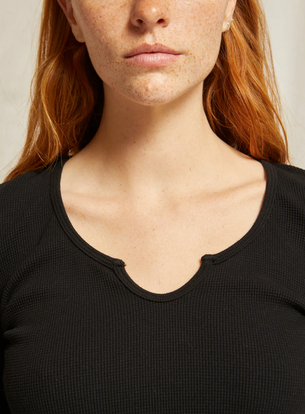 Perfect White Tee - Nina Top - True Black